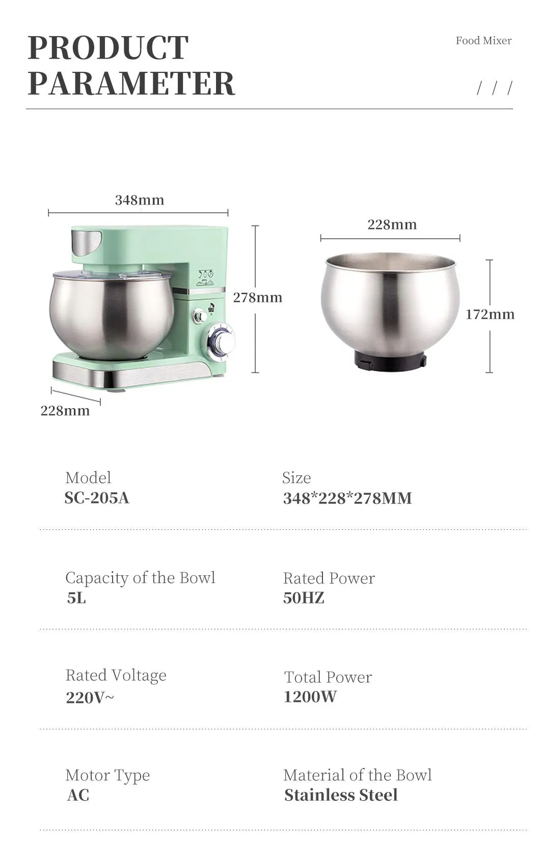 Kitchen Mixer Detail 7