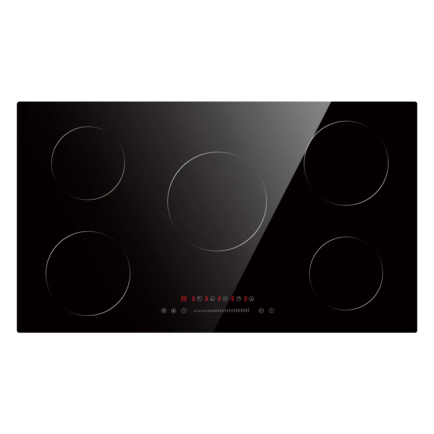 High Power 5 Burner Electric Induction Cooktop for Home Kitchen Cooking