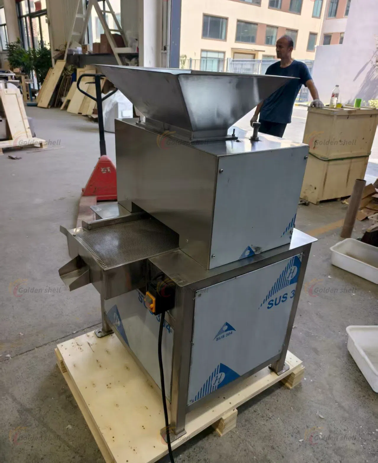 Automatic Large Capacity Electric Orange Juicer /Passion Fruit Pulp Extractor