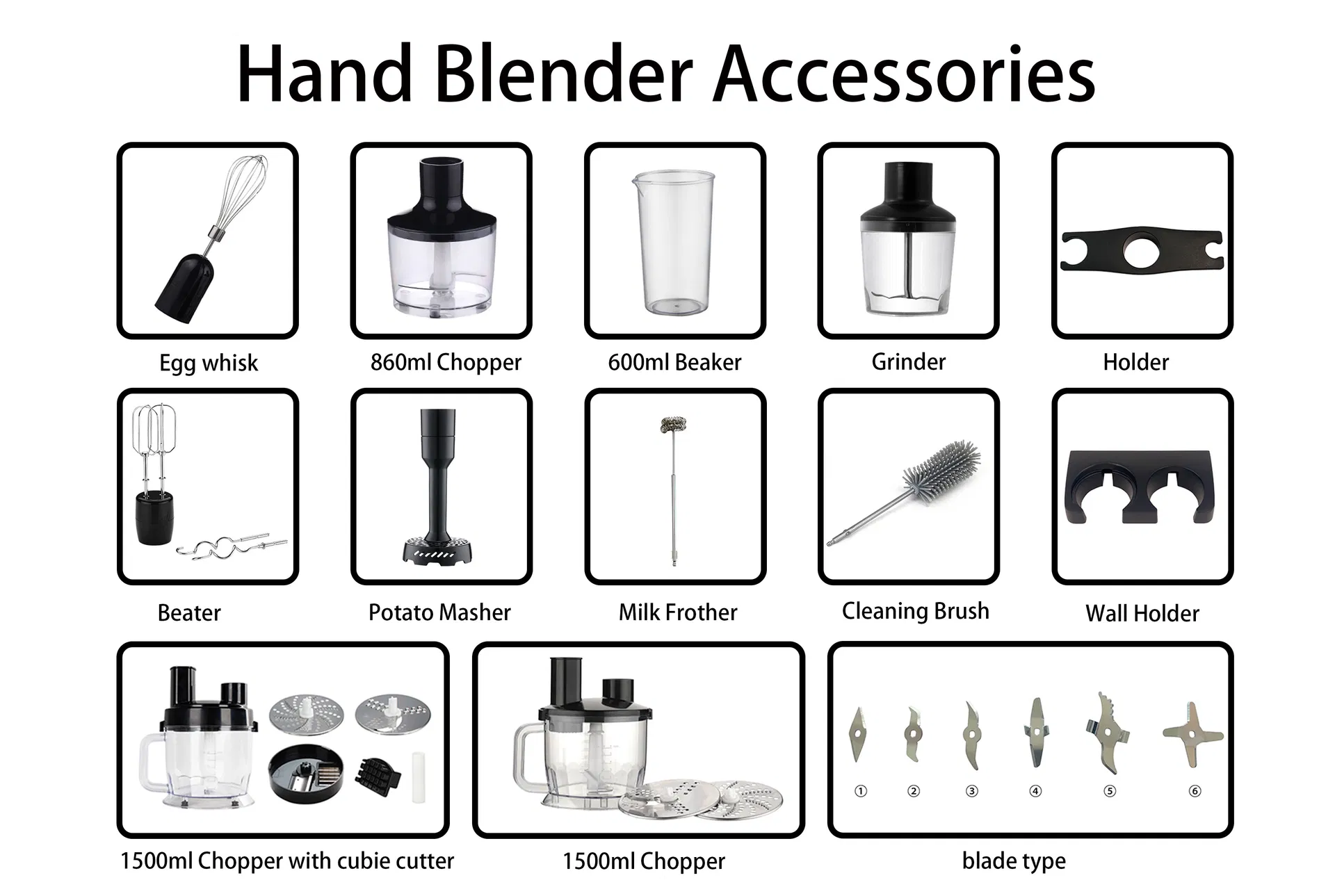 Immersion Hand Blender Professional