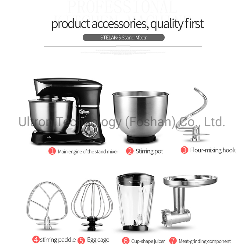 8.5L Professional Food Mixer with Handle Electric Kitchen Stand Mixer Meat Grinder Blender Kitchen Mixer Egg Mixer Cream Mixer Baking Food Mixer Cheap Mixer