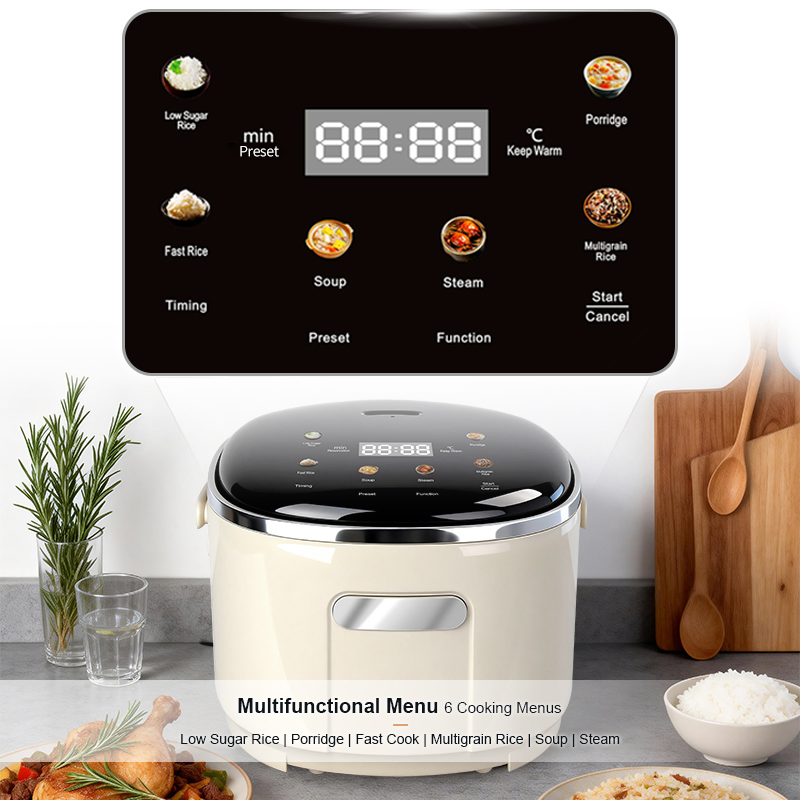 Factory Wholesale 4L Multifunctional Ih Smart Digital Low Sugar Electric Rice Cooker