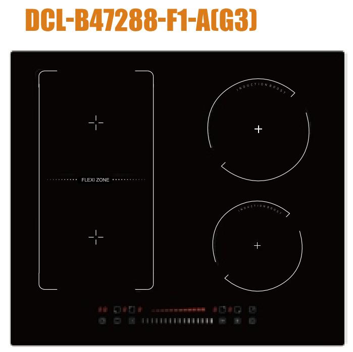 4 Zone 52cm Built-in 4 Burner Induction Cooktop with Ceramic Glass Surface