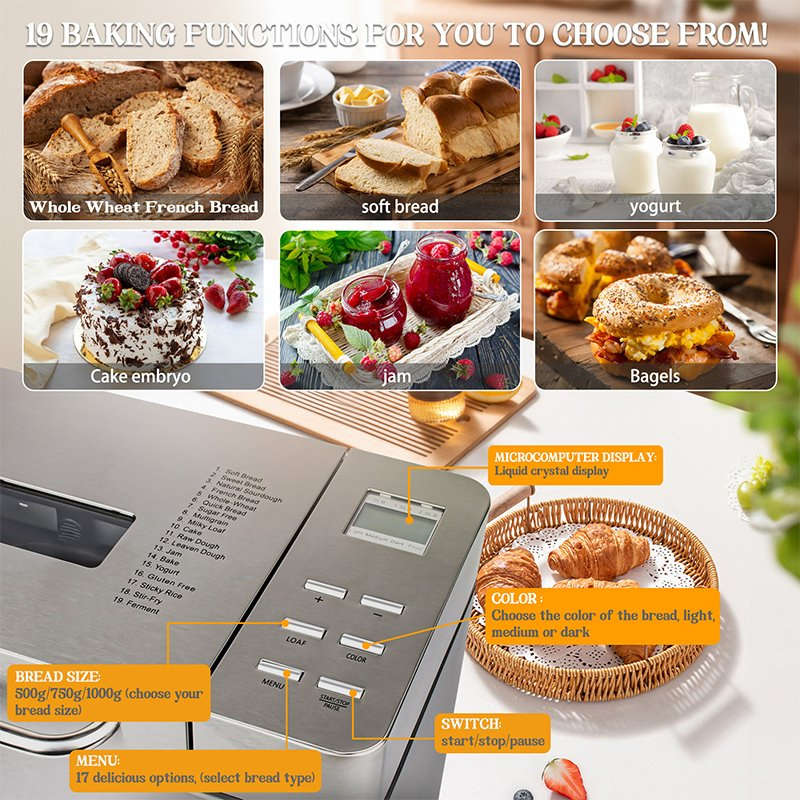 Fully Automatic Home Bread Maker Machine