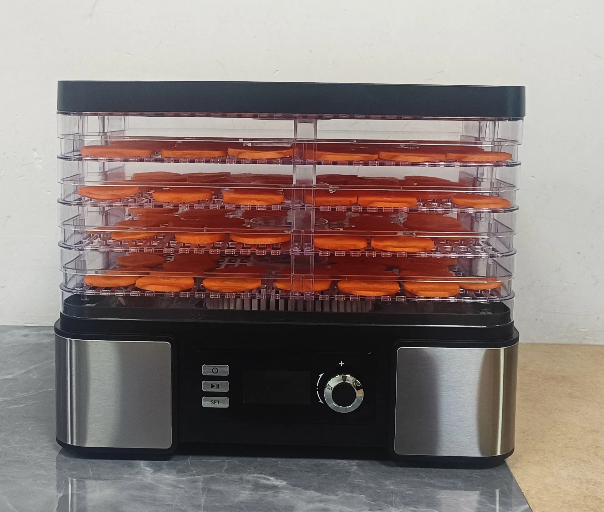 LCD Food Dehydrator 1-24h Temperature 35-70