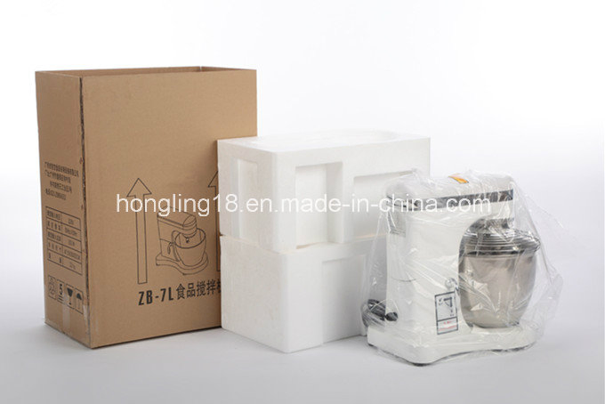 CE Approved 7 Liter Small Stand Food Mixer with Protection Guard