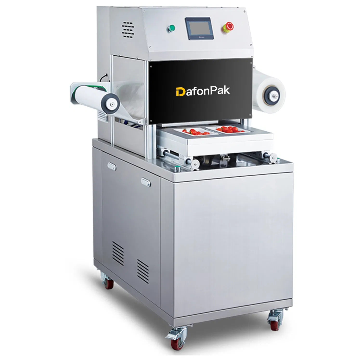 Vacuum Automatic Map Gas Flush Manual Aluminum Foil Rectangle Plastic Silken Tofu Vegetables SD Tray Sealer Efficient Durable Safe Versatile Tray Sealer