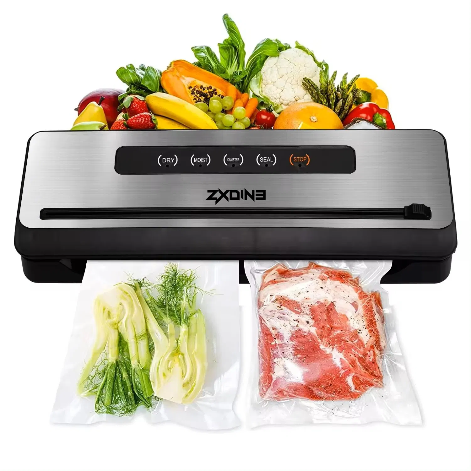 12V / 240V Outdoor Indoor Camping Food Vacuum Sealer Stainless Steel