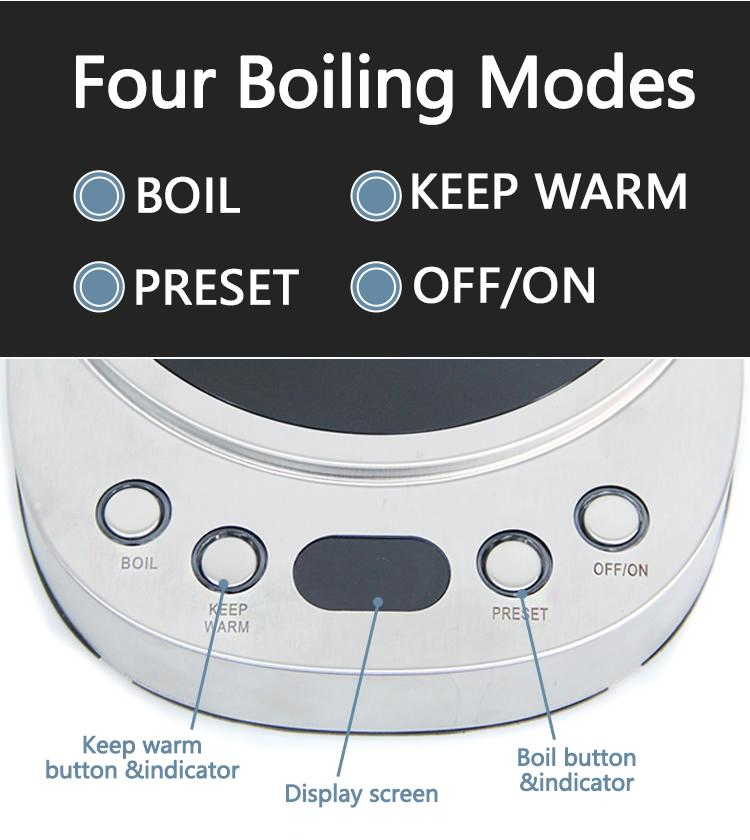 Middle East Saudi Arabia Stainless Steel Turkish Tea Maker Electric Kettle