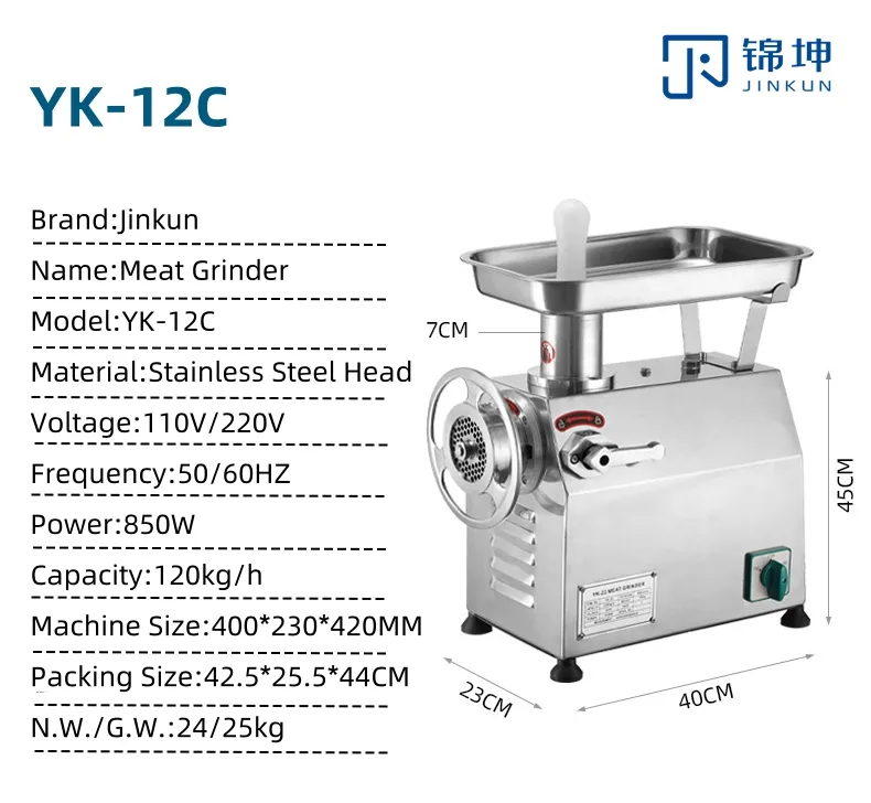 Meat Grinder Specification