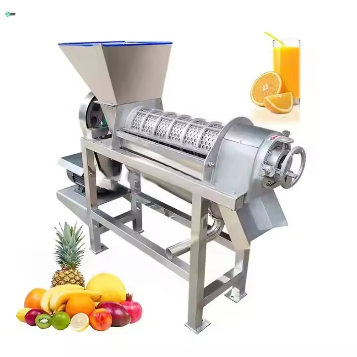 Commercial Industrial Stainless Steel Spiral Fruit Ginger Carrot Juicer, Fully Automatic Apple Juice Extractor