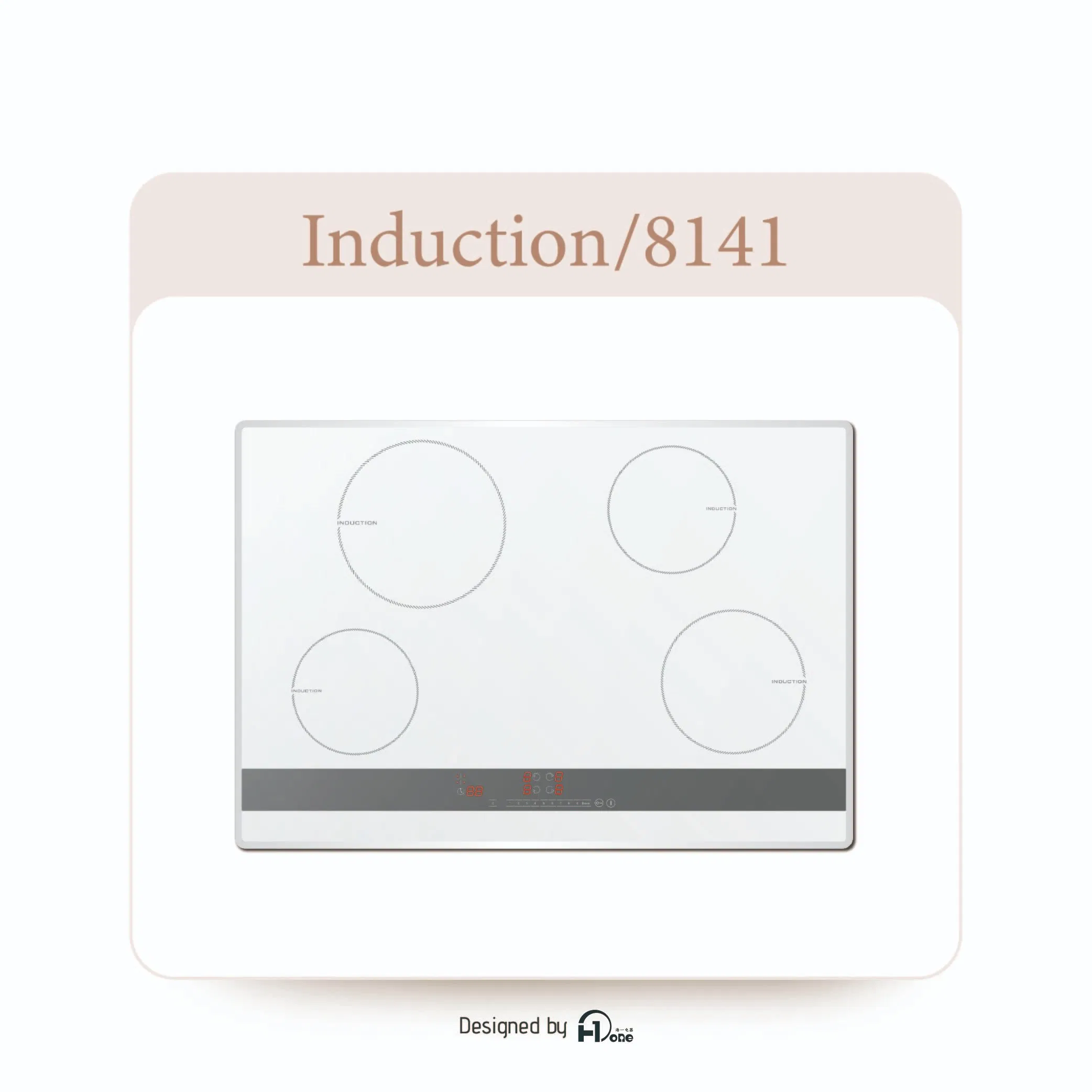 Energy-Efficient Induction Cooktop Features 4 Cooking Zones in Black 30''