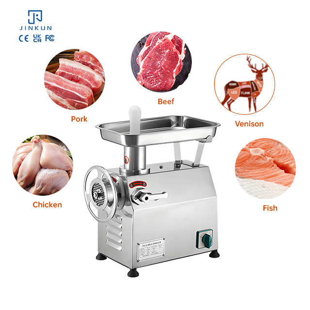 Electric Meat Processing Machine – 1100W Stainless Steel Grinder and Mincer for Kitchen or Restaurant