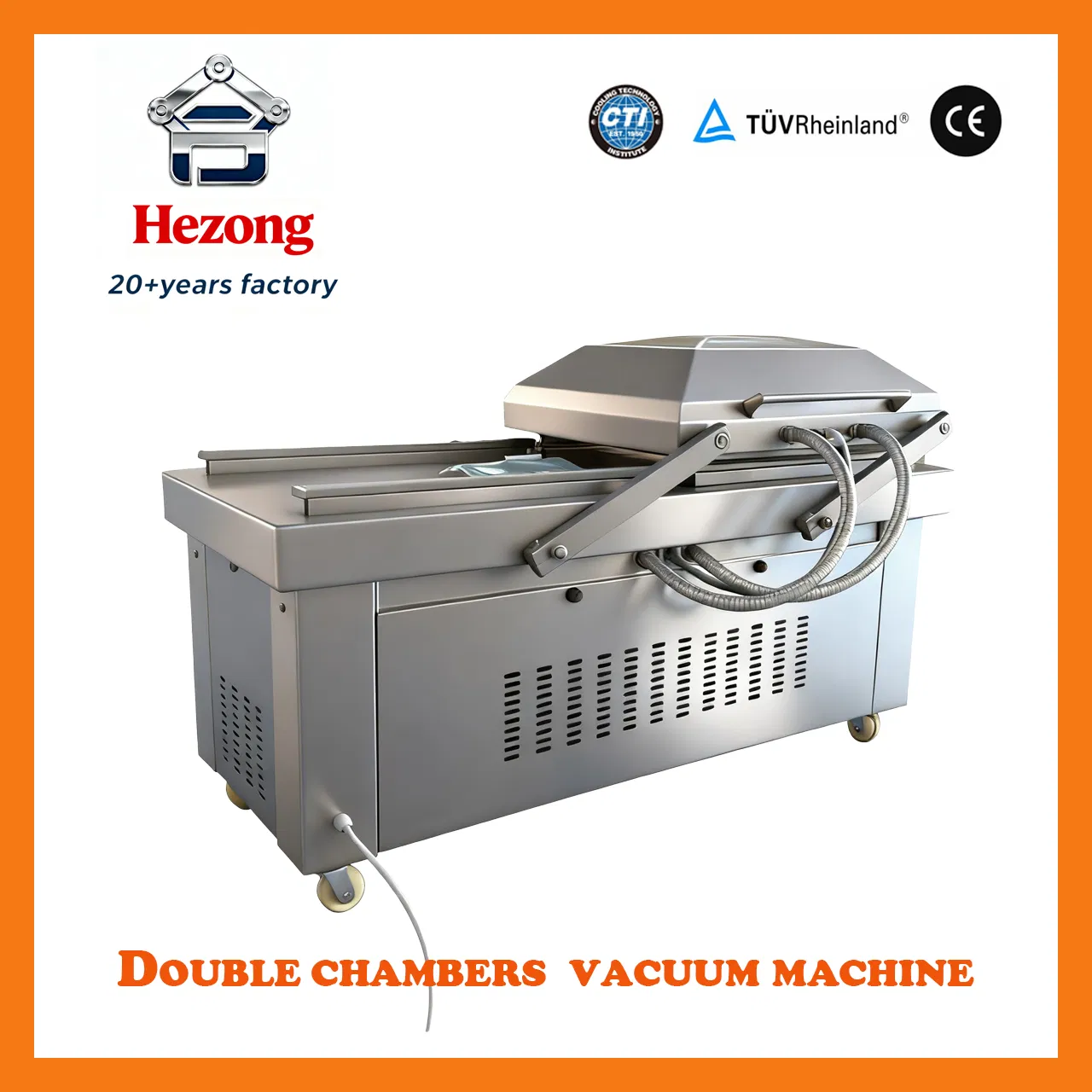 600/700/800 2s Premium Double Chamber Vacuum Sealer for Efficient Food Storage