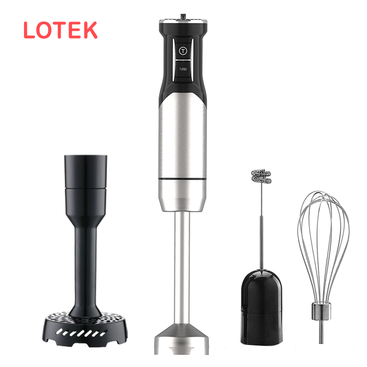 12oow Stainless Steeldc Fullmotor Immersion Handheld Stick Blender Multifunctional Variable Speed Home Kitchen Household