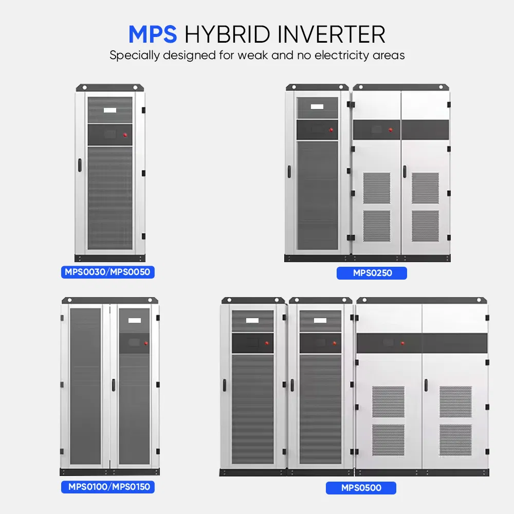 Detalles del Inversor de Microred MPS500 Inversor Solar Híbrido Trifásico Industrial