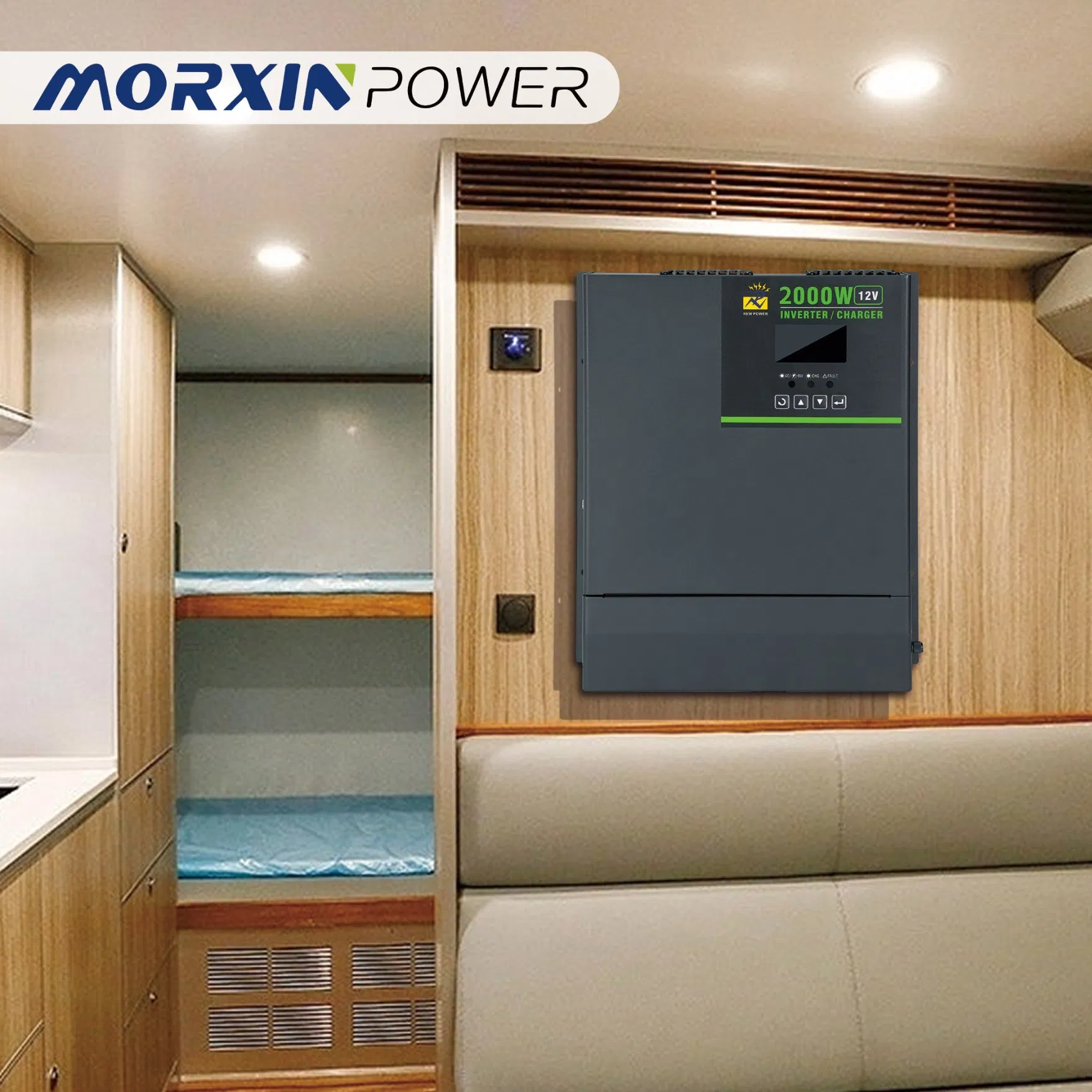 Controlador Inteligente Solar Híbrido Fuera de la Red 3000W IP65 Cargador Inversor