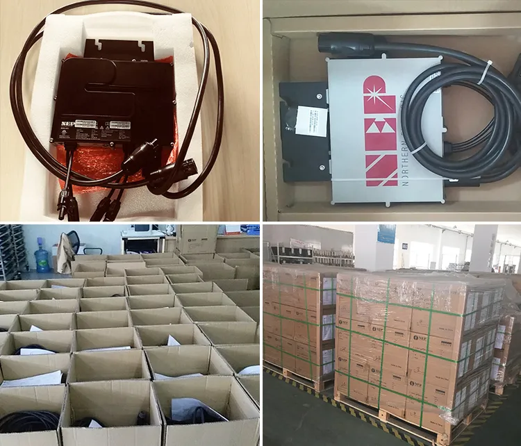 Sistema de Energía Solar con Microinversor Nep 800W 1000W 1200W Microinversor para Uso en Balcón