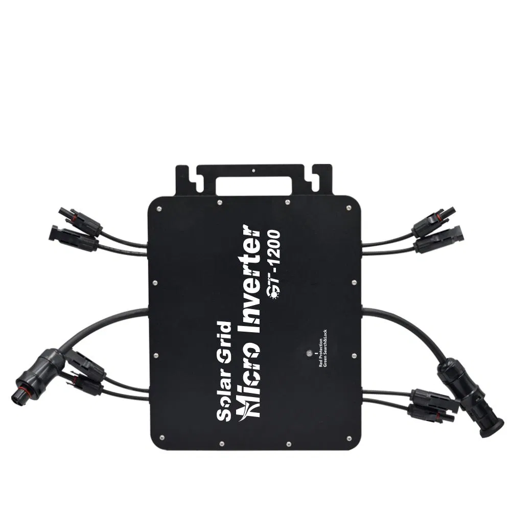 Sistema de Panel Solar de Red con Microinversor WiFi de Alemania 1200W Batería