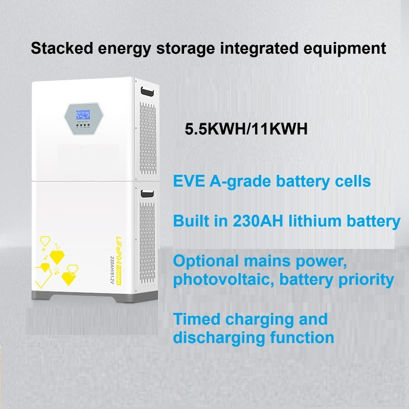 400W~4000W Almacenamiento de energía solar industrial comercial con batería de litio, inversor híbrido fuera de la red
