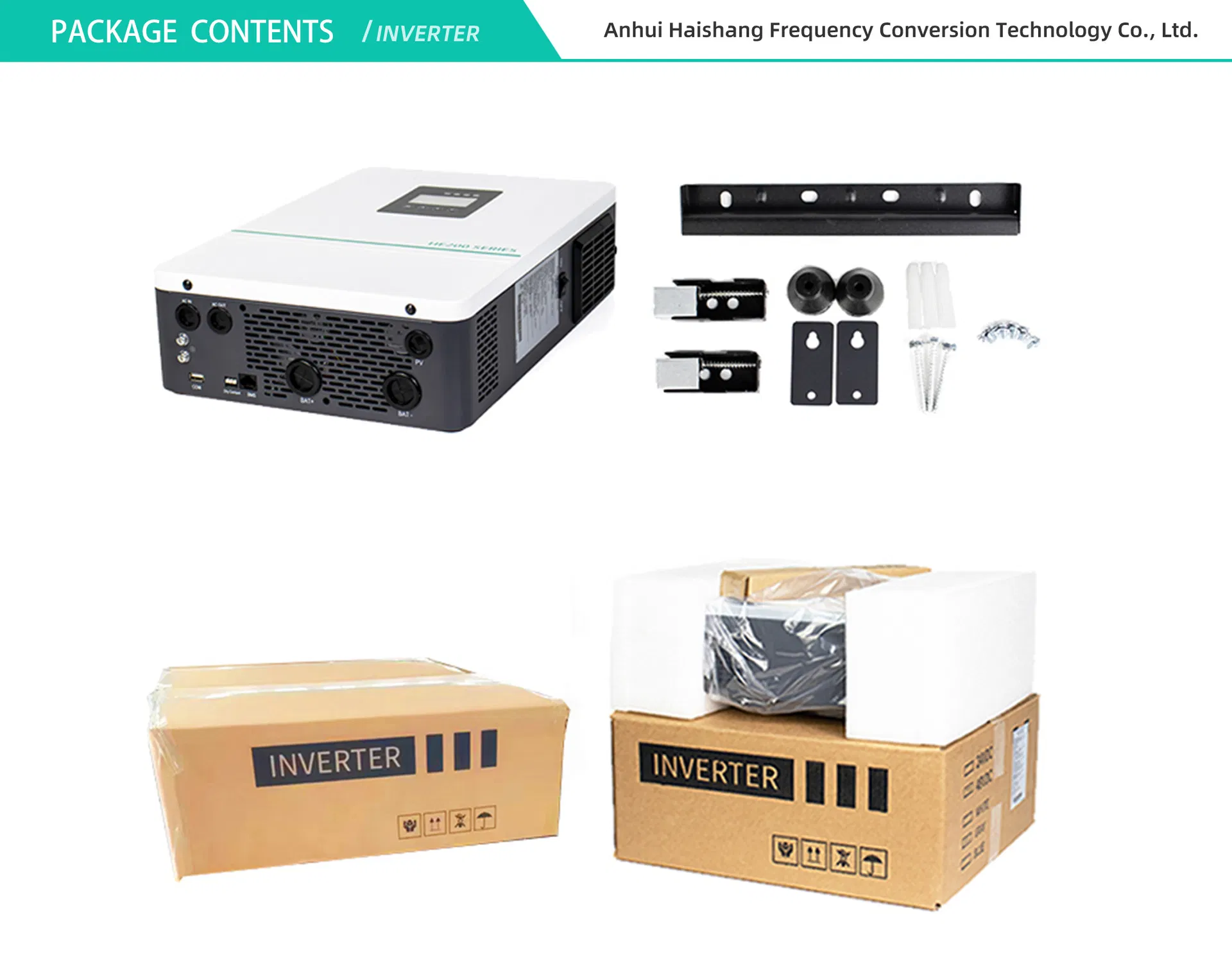 Inversor híbrido versátil fuera de la red para máxima potencia de carga solar