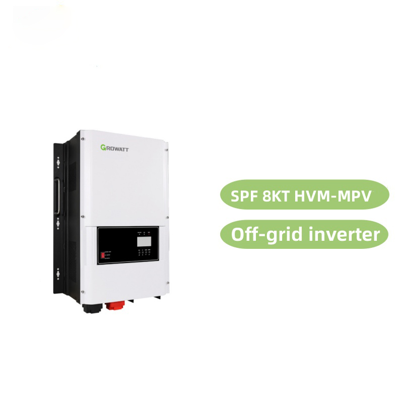 Inversor Solar Off-Grid de Baja Frecuencia Monofásico Growatt SPF 10kt Hvm-MPV 10kw 230V de Alta Eficiencia
