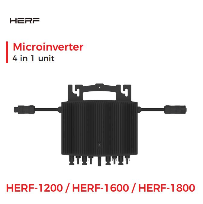 Precio de fábrica 1600W 1800W 1200W Inversor solar impermeable Microinversor de potencia Microinversor