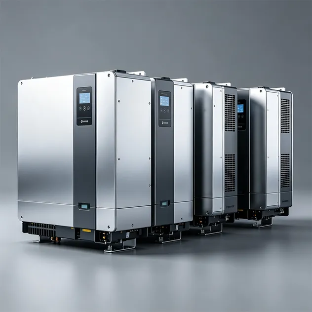 Inversor solar de alta eficiencia con salida estable para uso industrial