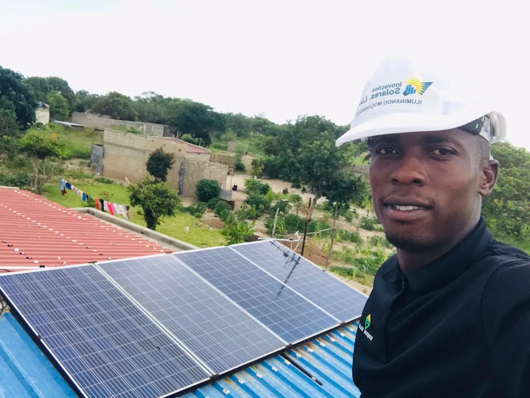 Vista Interna Inversor Solar
