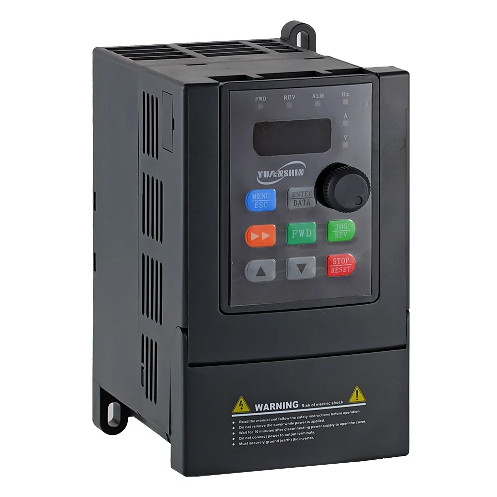 Inversor VFD de Mini Inversor de Fase Única de Alto Rendimiento 0.75-2.2kw Inversor de Bomba de Agua Solar DC AC y Regulación de Velocidad de Alta Eficiencia