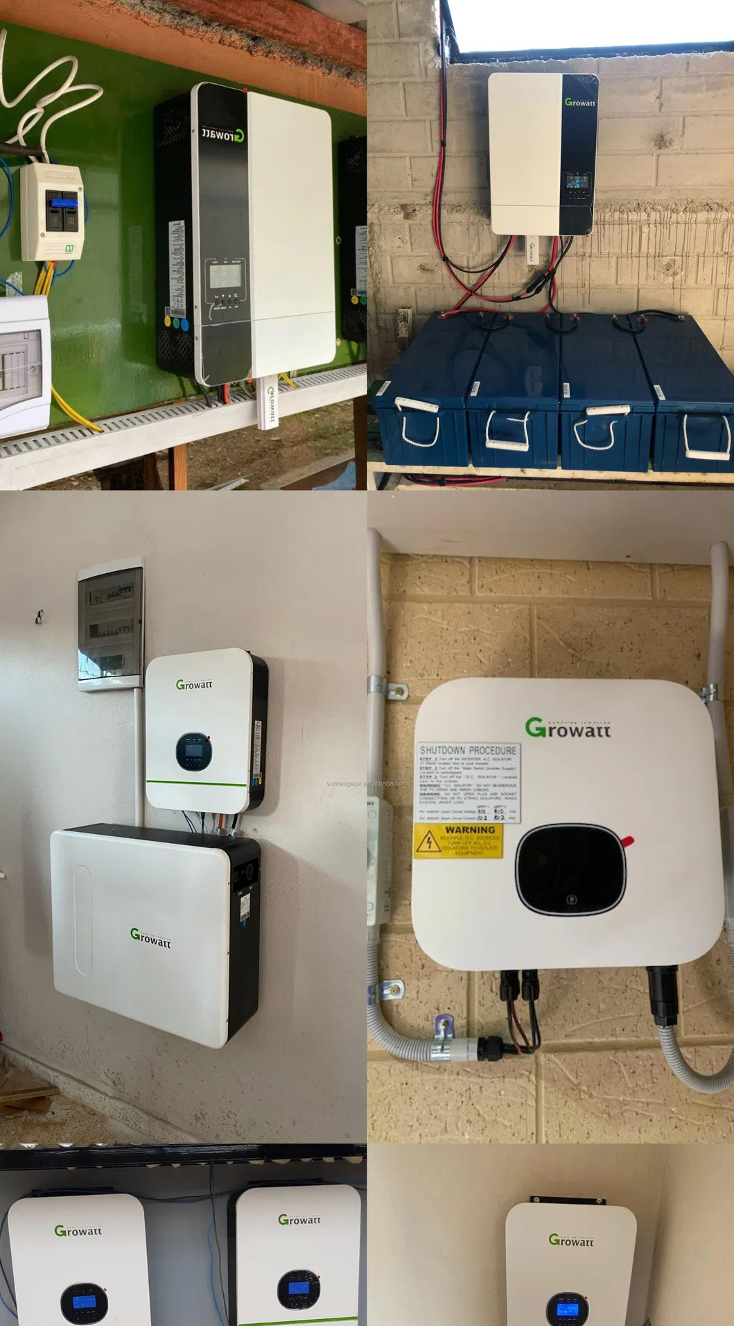 Inversor Solar Residencial Growatt SPF 5000es con MPPT