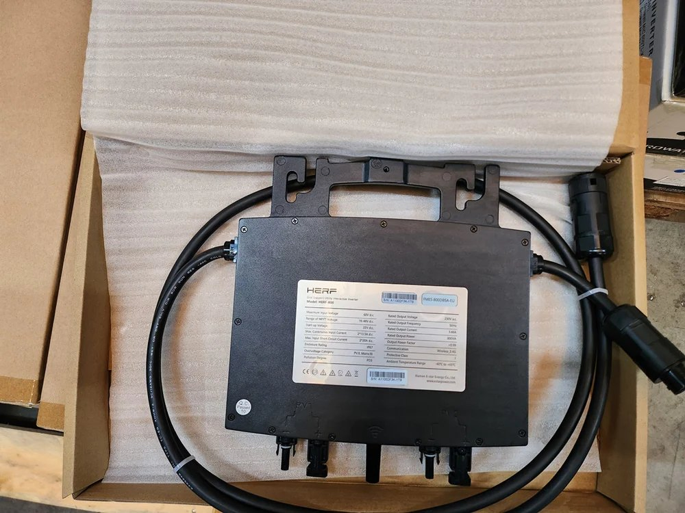 800W Inversor Micro Solar de Alta Venta IP67 Inversor Micro de Conexión a Red Solar Impermeable