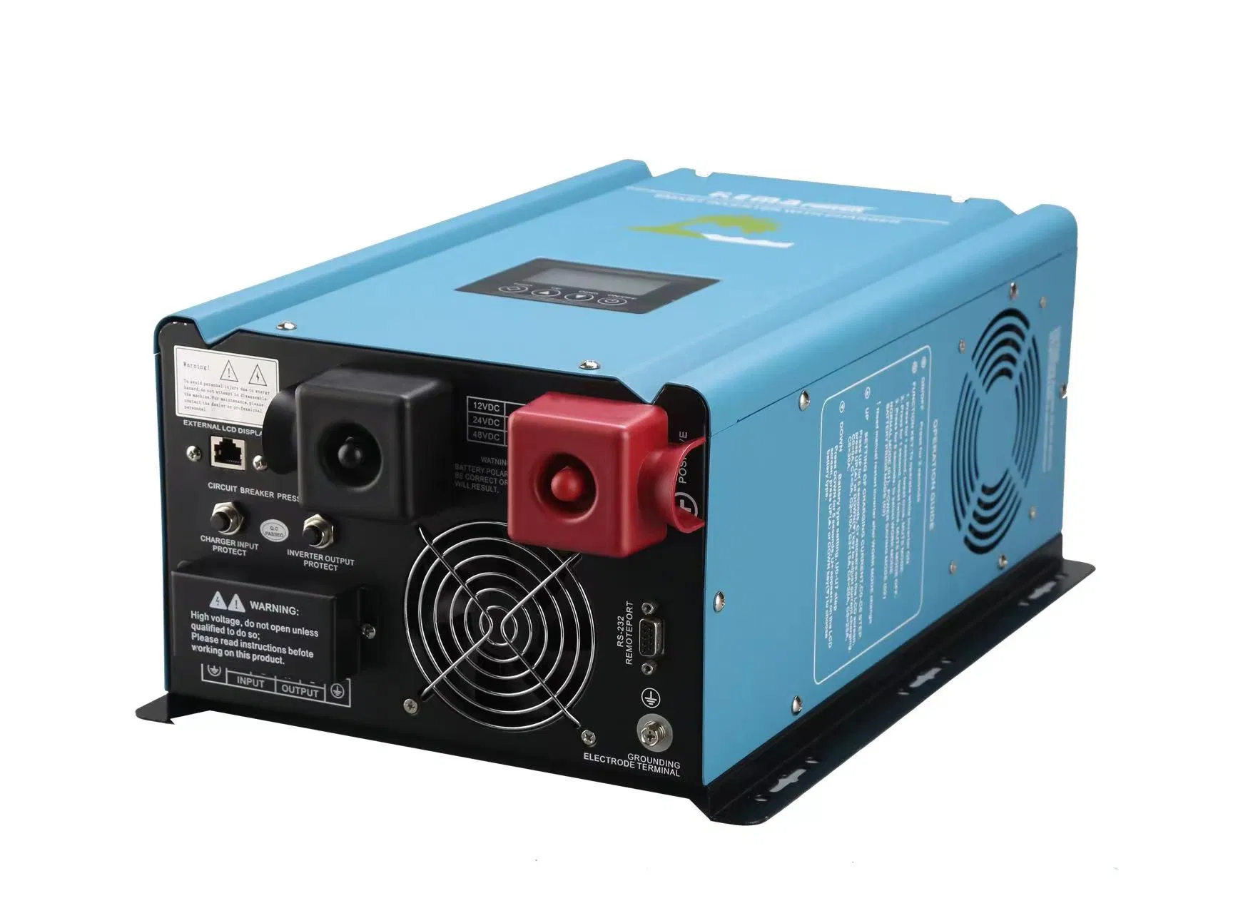 12V 3000W Inversor industrial inteligente de corriente continua a corriente alterna de onda sinusoidal pura de Kemapower Power System Bank Solar fuera de la red