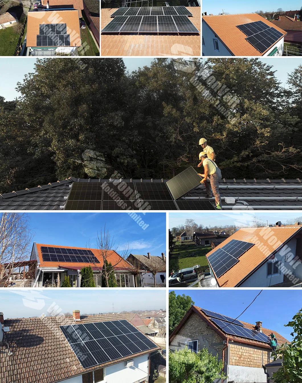 Proyecto de sistema de energía solar fotovoltaica residencial