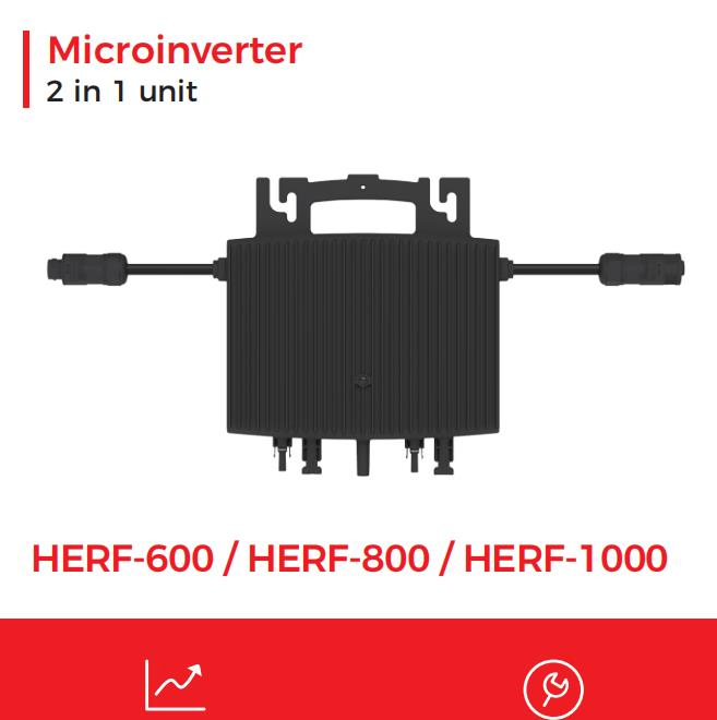 Precio de fábrica 600W 800W 1000W Inversor solar microinversor impermeable microinversor de potencia microinversor