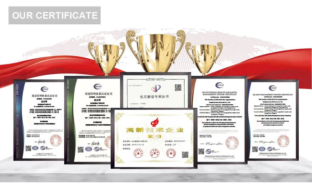 Certificaciones y patentes