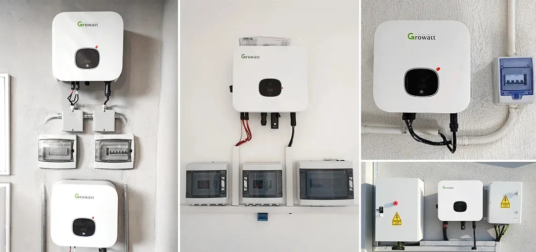 Certificado CE 100kw Inversor de cadena Growatt para calidad de energía solar Garantía