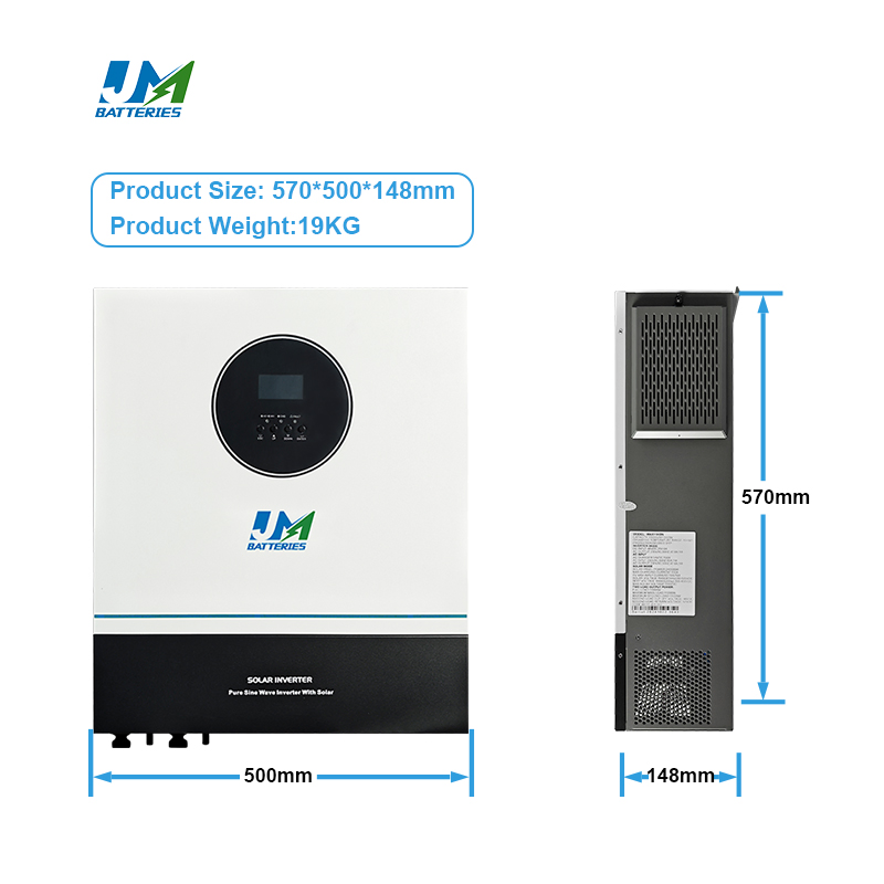 Jm 11kwh 22kVA Inversor Híbrido Solar MPPT Sistema Conectado a la Red Solución de Energía Solar para Hogar y Negocios