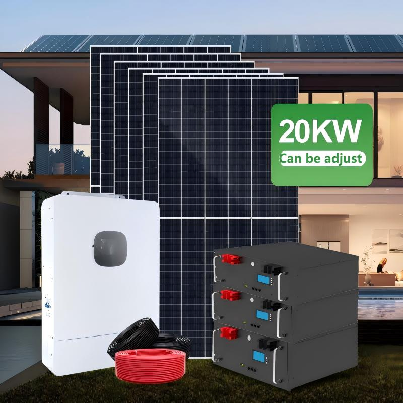 Kit de Energía Solar Completo: Inversor, Batería y Sistema de Gestión de Almacenamiento de Energía