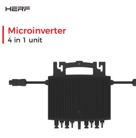 Precio de fábrica 1800W 1600W 1200W Microinversor solar de venta caliente IP67 Microinversor de conexión a red solar a prueba de agua