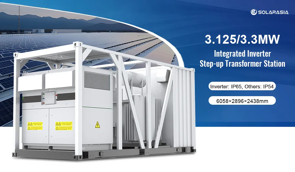 1500V CC 3125kVA 3300kVA Inversor Solar de Media Tensión con Transformador Integrado para Planta Fotovoltaica a Escala de Utilidad