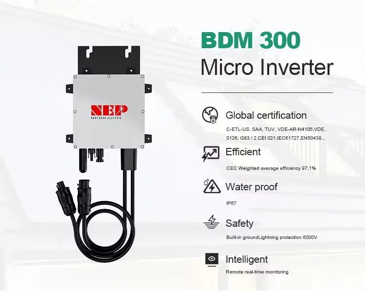 Microinversor en Red Conexión a la Red 600W 800W Inversor Solar Micro Inversor