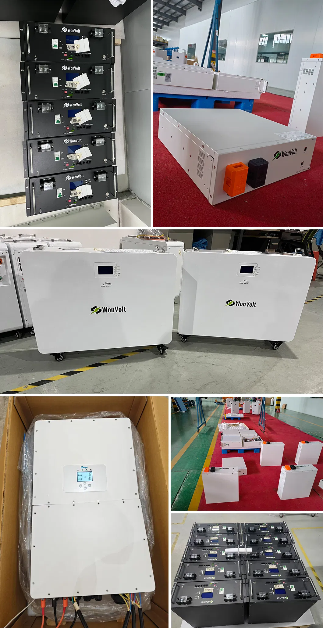 Fotos detalladas del sistema de almacenamiento de energía
