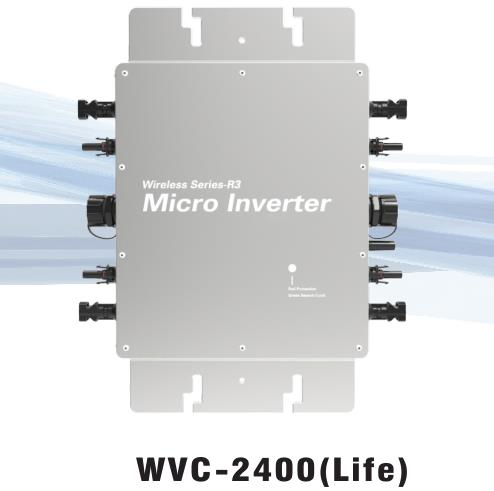 Inicio 2400W Inversor Micro Solar de Balcón Fotovoltaico Conectado a la Red para Paneles Solares