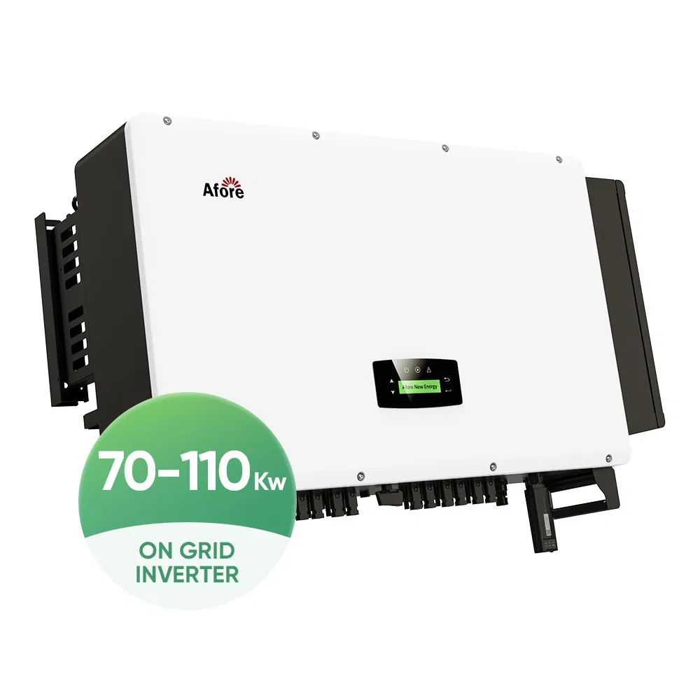 Inversor Solar Trifásico Conectado a la Red Afore 80Kw 100Kw 100000 Vatios 110Kw 3 Inversor de Cadena de Onda Sinusoidal Pura