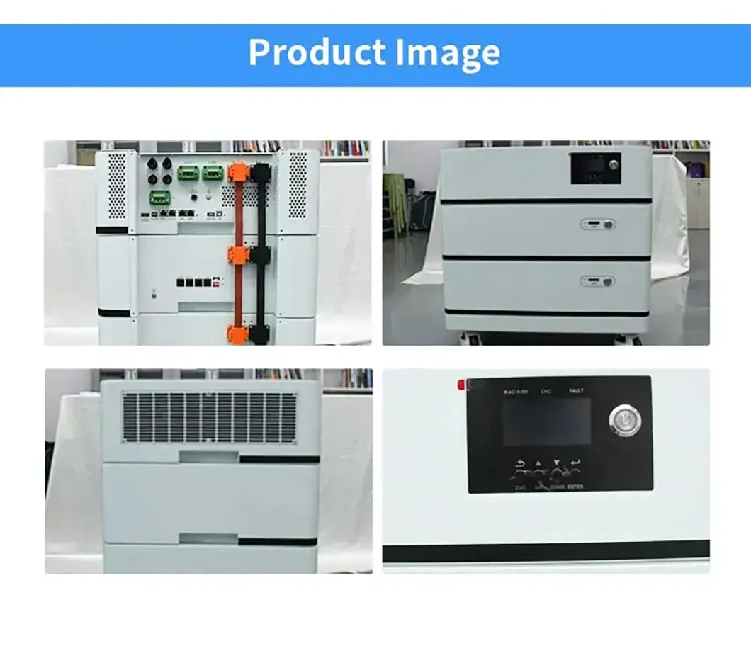 51.2V 106ah Almacenamiento de Energía para Uso Residencial LiFePO4 Batería de Litio 6kw Inversor Solar