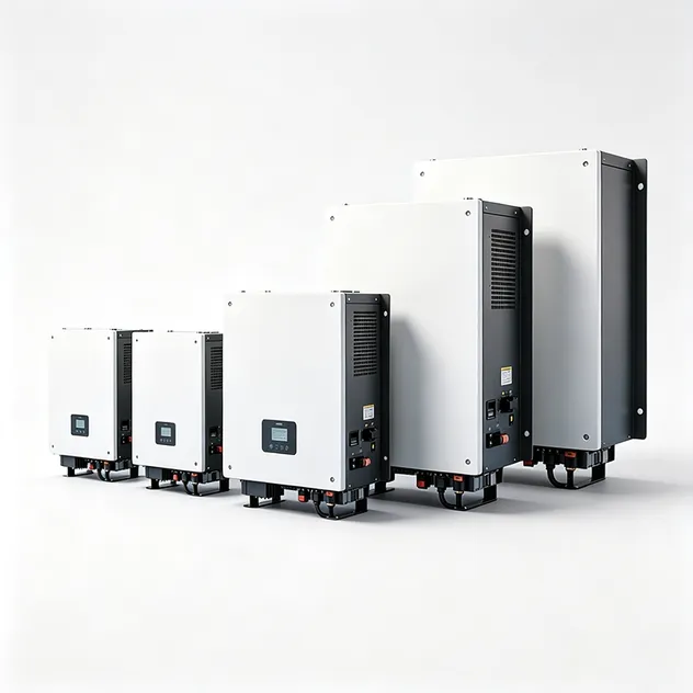 Inversor solar de alta eficiencia con salida estable para uso industrial