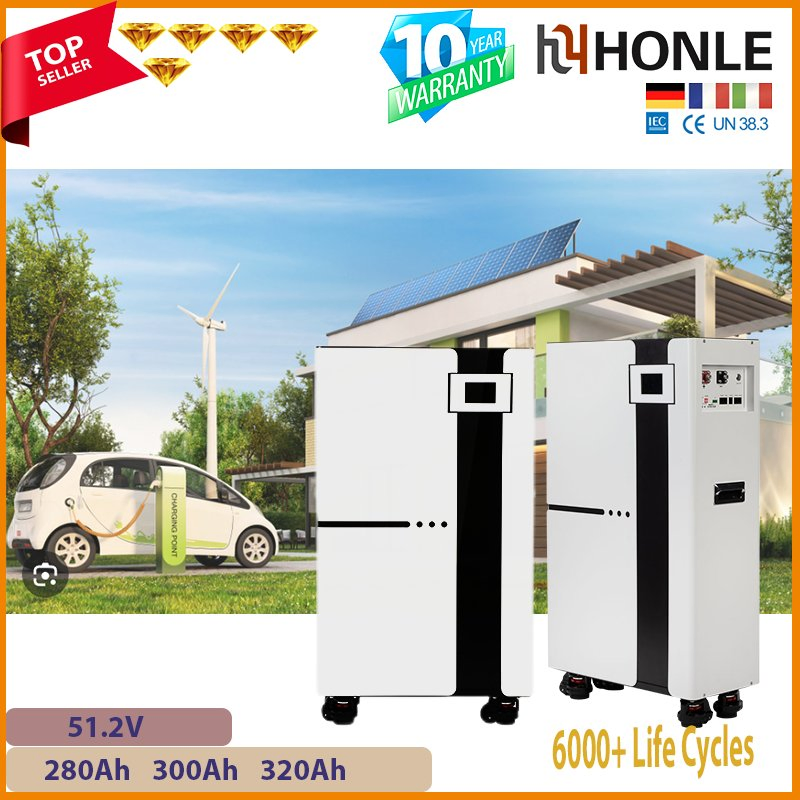 Inversor Solar de Onda Senoidal Pura de Compra al por Mayor con Batería Recargable Incorporada 14.336kwh 15.36kwh 16.384kwh Almacenamiento de Energía Solar