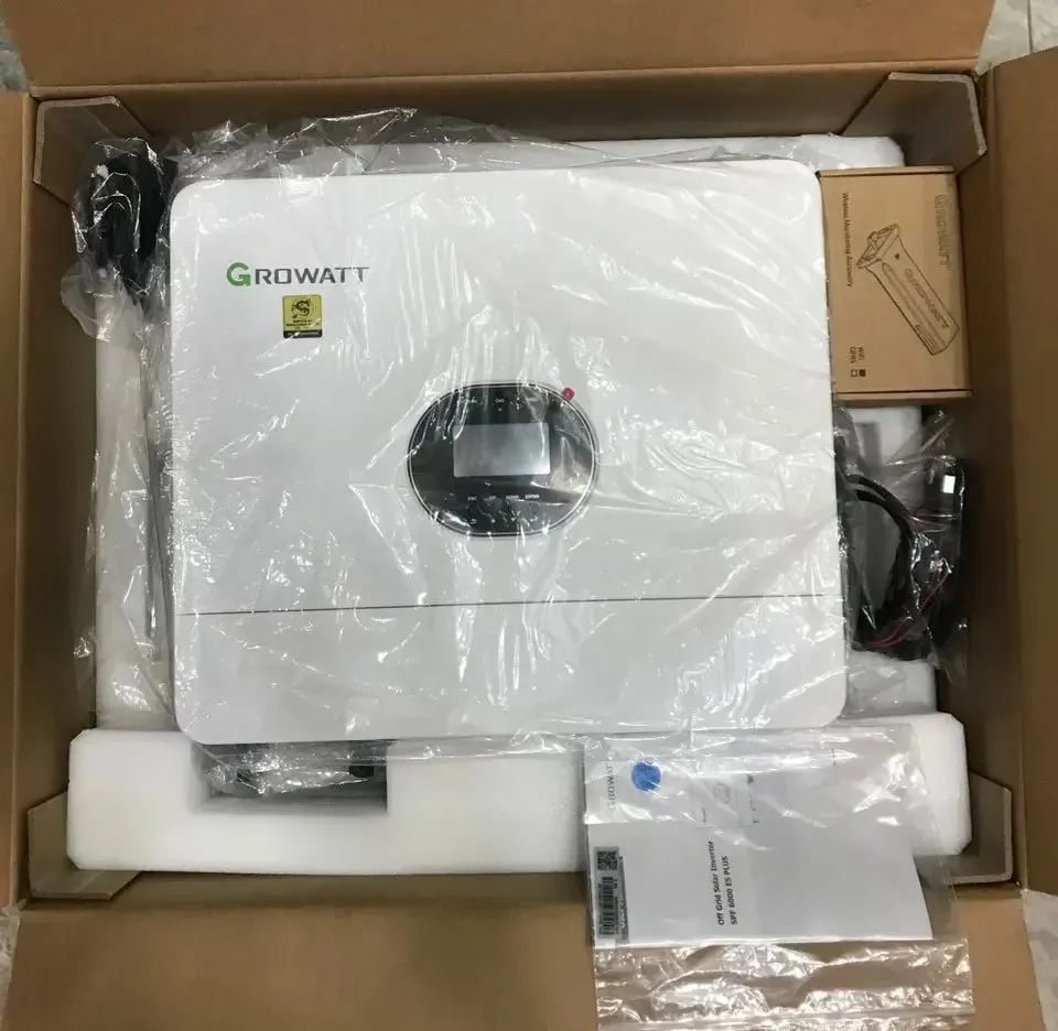 Fabricante Industrial Growatt 15kw 20kw 25kw Inversor Solar en Red fuera de Red Inversor Híbrido con WiFi 5g 4gmid 15-25ktl3-X