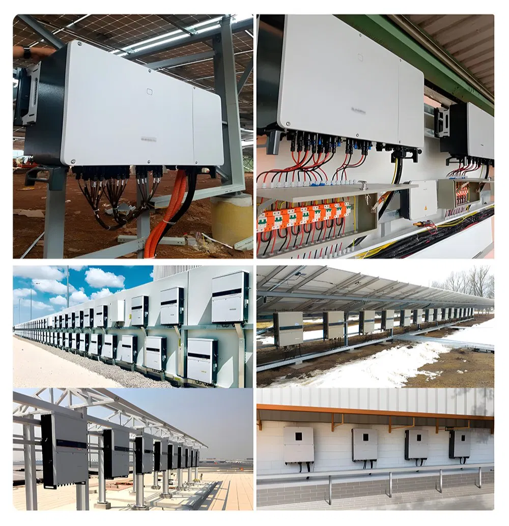 Instalación de proyecto comercial con inversor solar